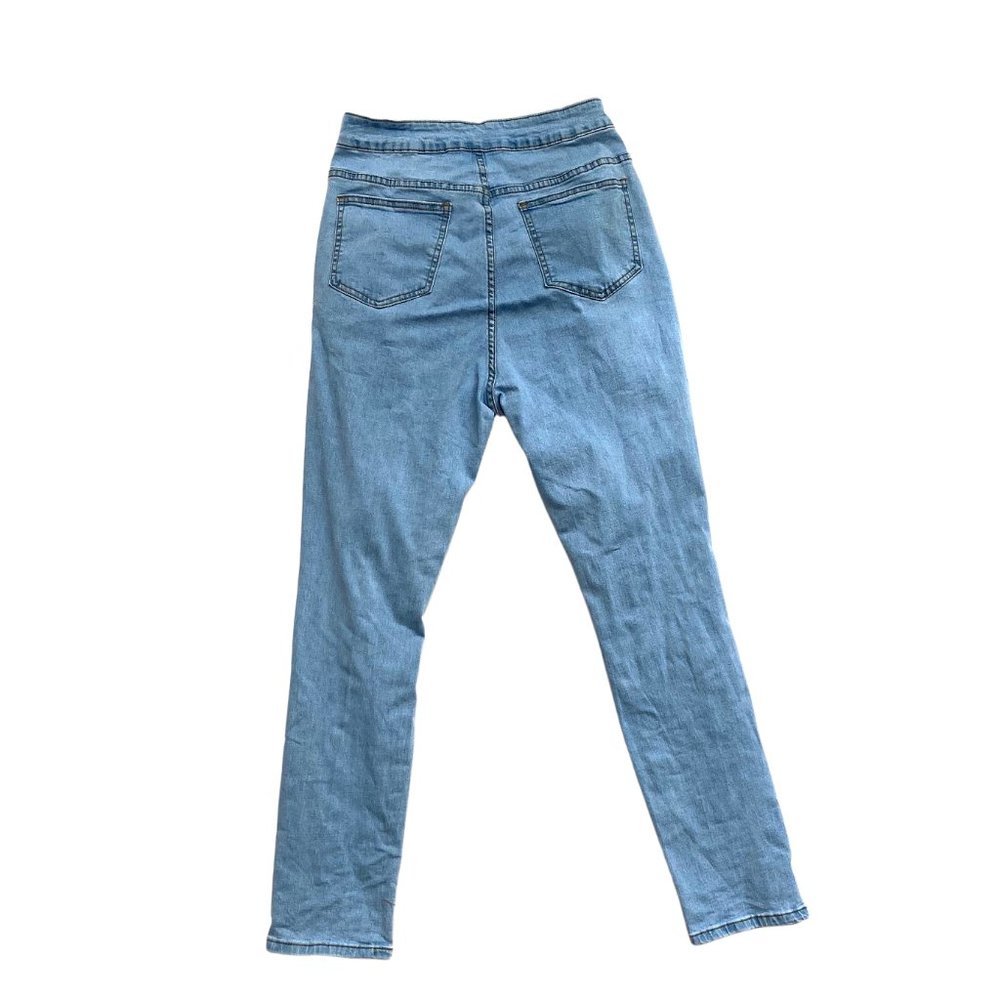 SHEIN Distressed High-Rise Skinny Jeans - Picture 6 of 7